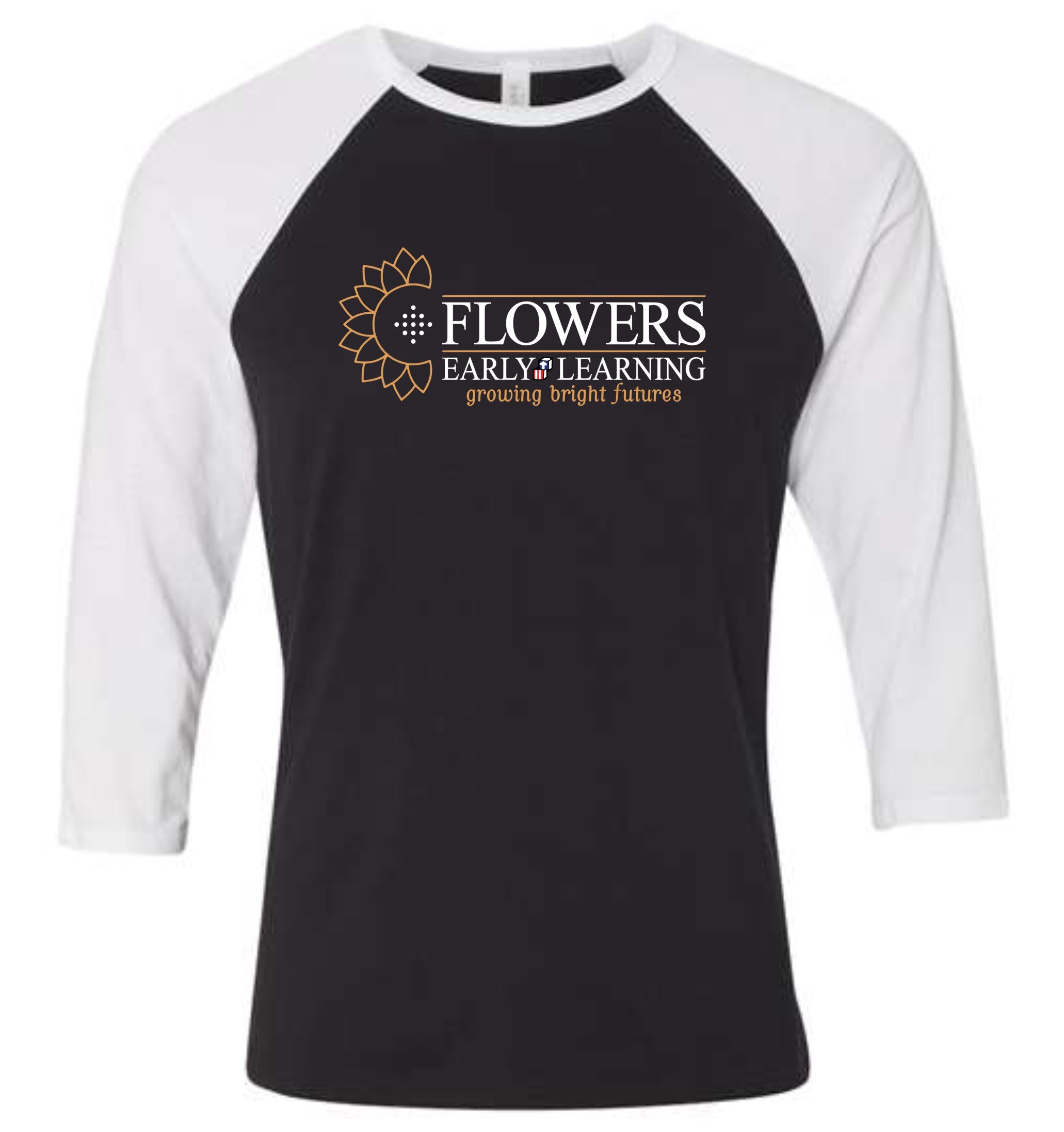 UNISEX 3/4 SLEEVE BASEBALL SHIRT