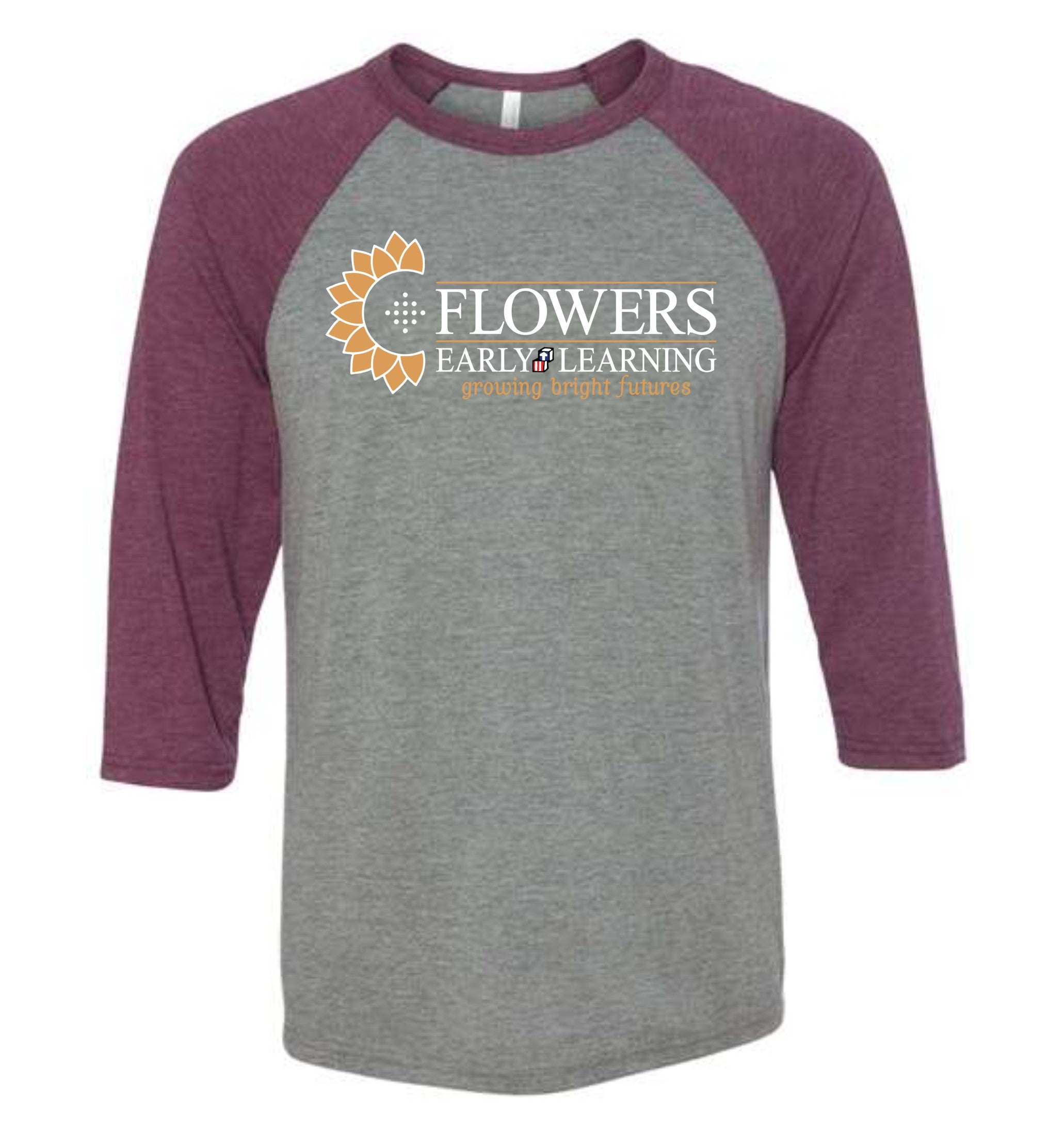 UNISEX 3/4 SLEEVE BASEBALL SHIRT