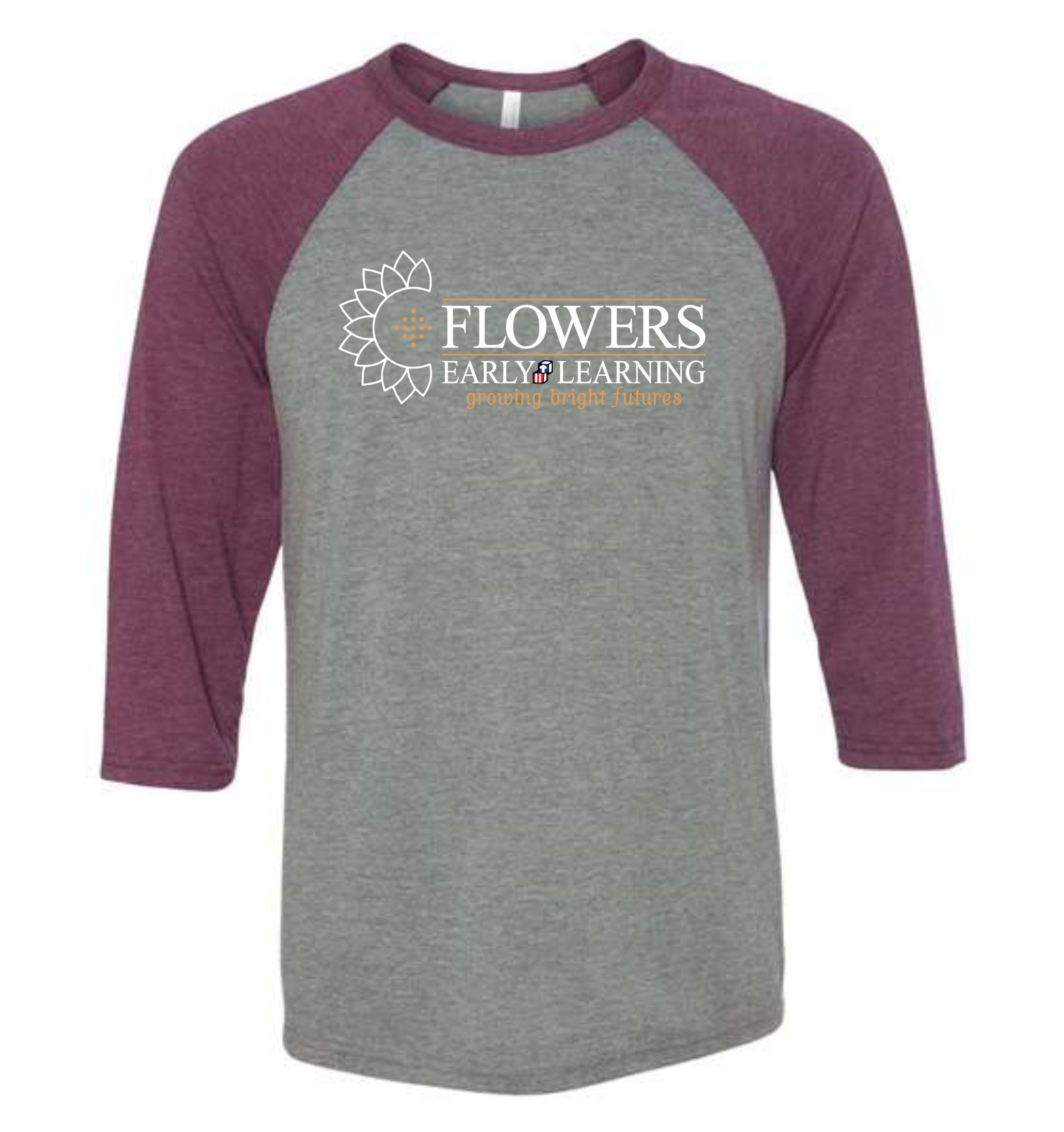 UNISEX 3/4 SLEEVE BASEBALL SHIRT
