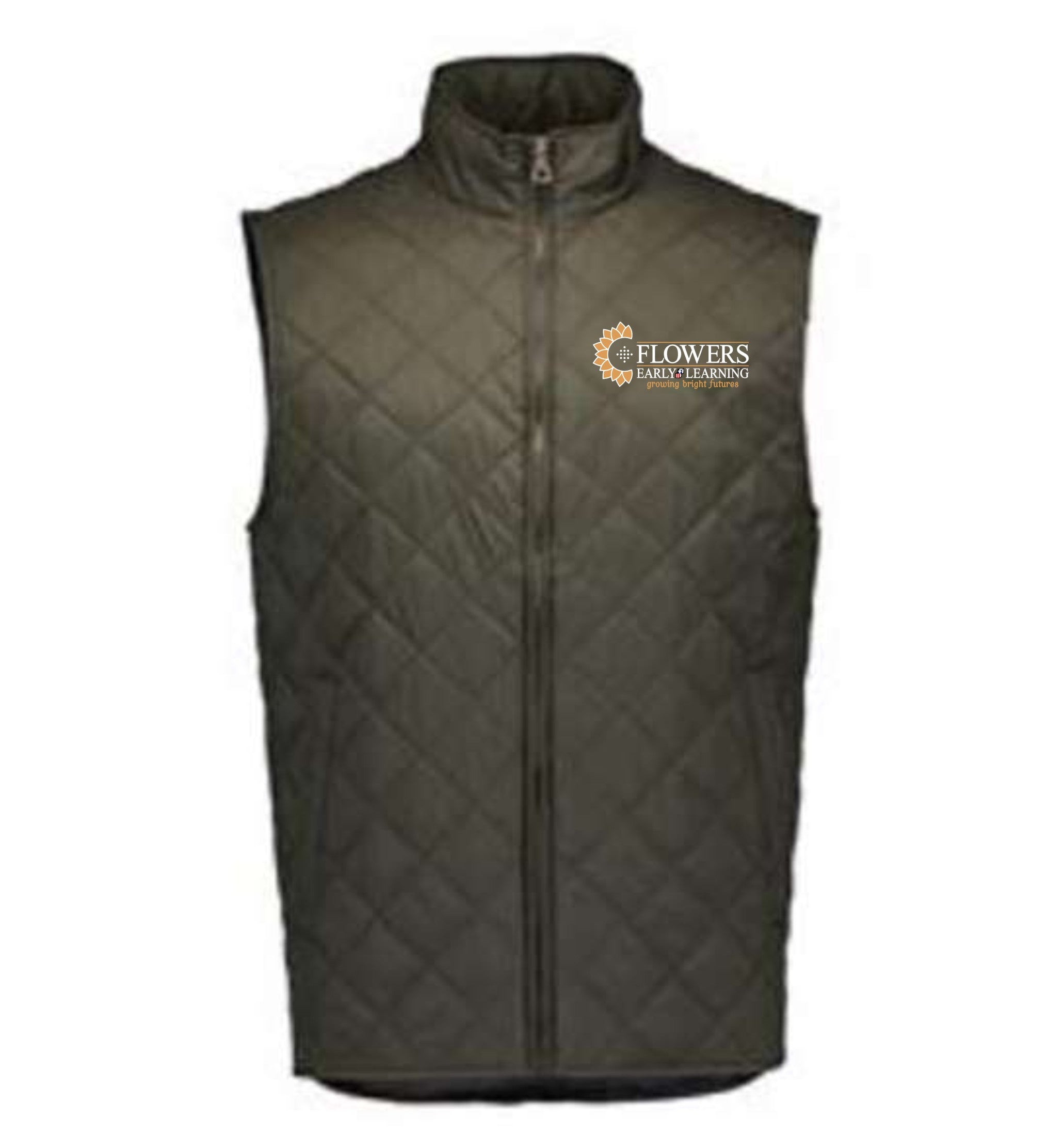 Men's Weatherproof Embroidered Vintage Diamond Quilted Vest