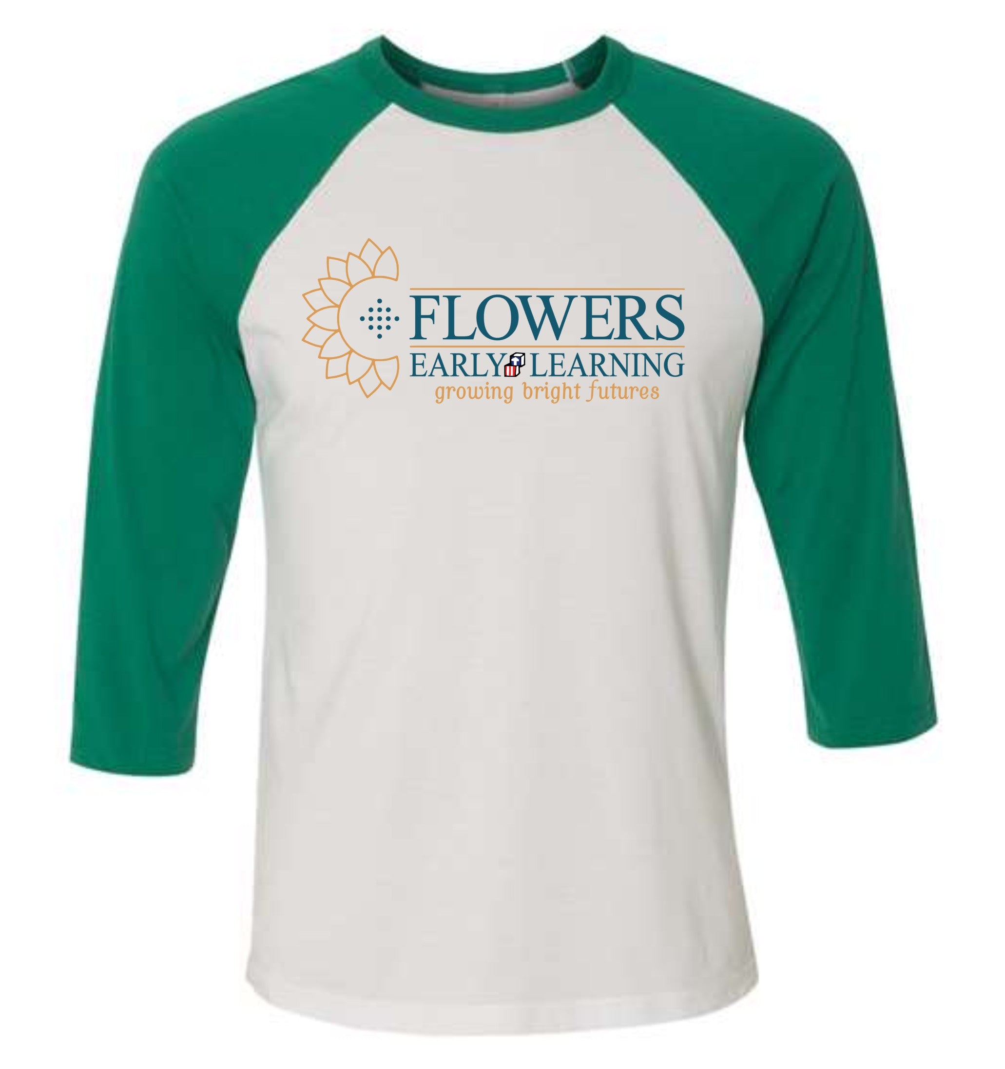 UNISEX 3/4 SLEEVE BASEBALL SHIRT