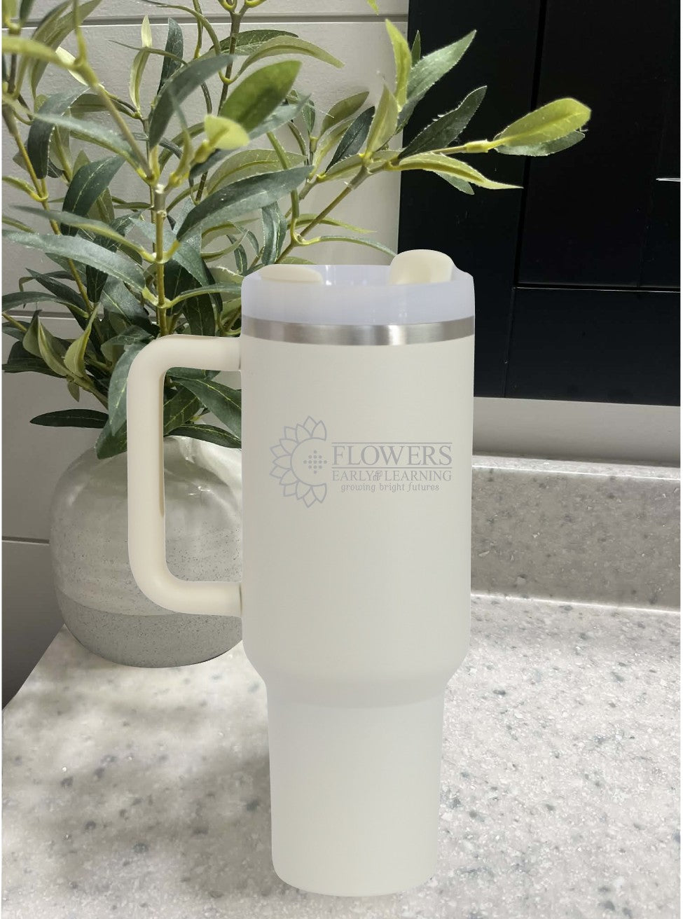 40 Oz. Intrepid Tumblers with Straw and one-sided engraving