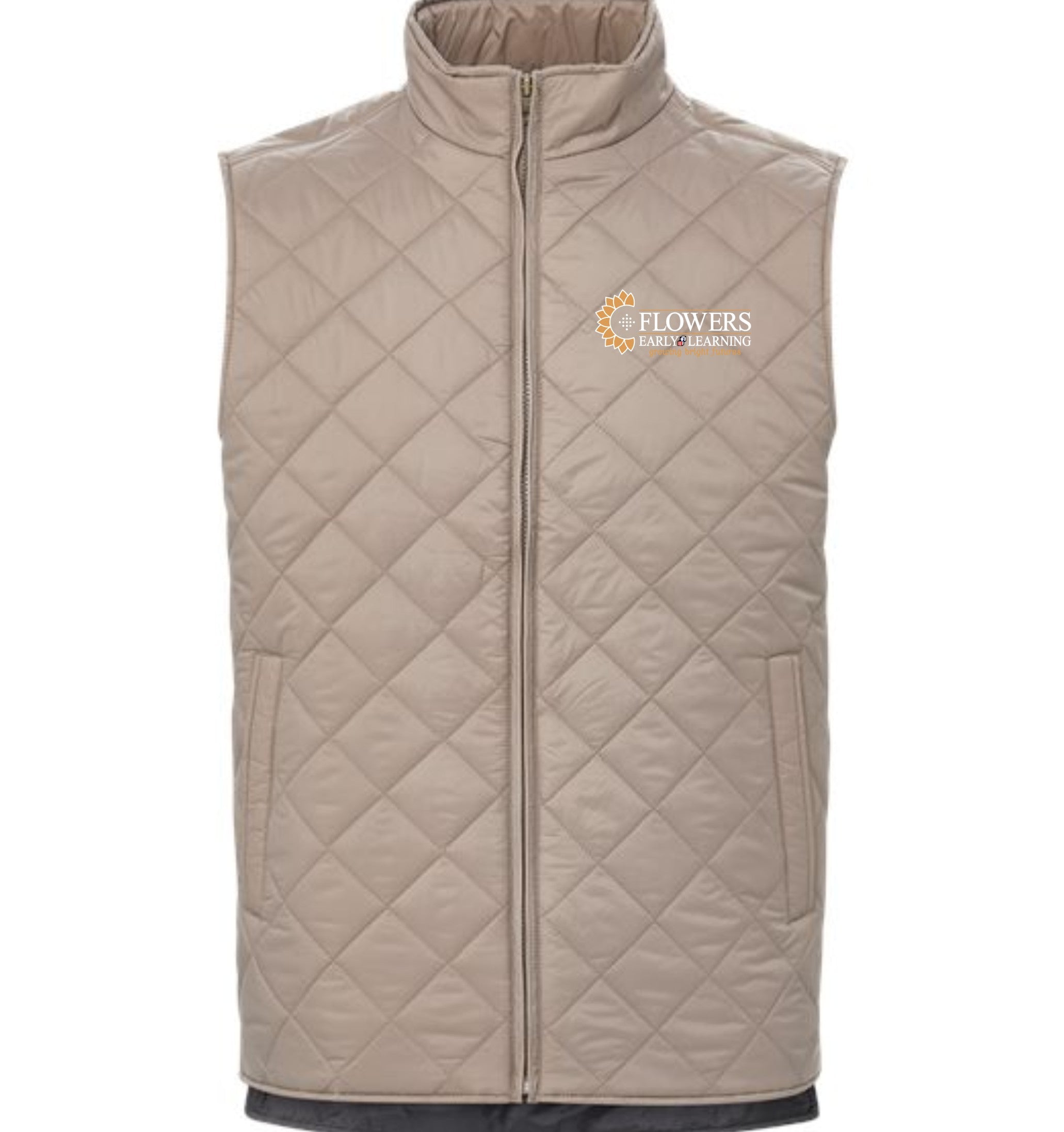 Men's Weatherproof Embroidered Vintage Diamond Quilted Vest
