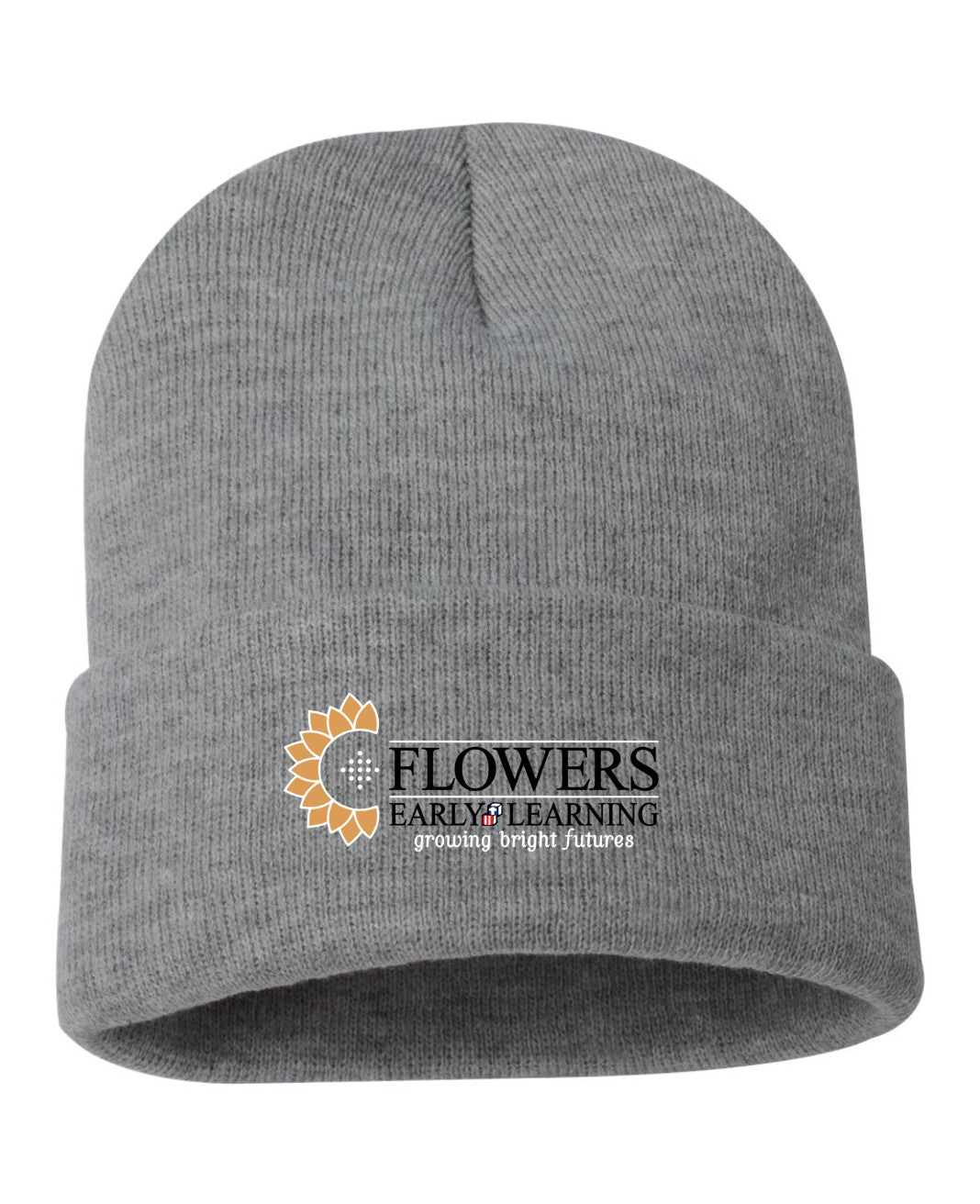 Embroidered 12" Solid Cuffed Beanie