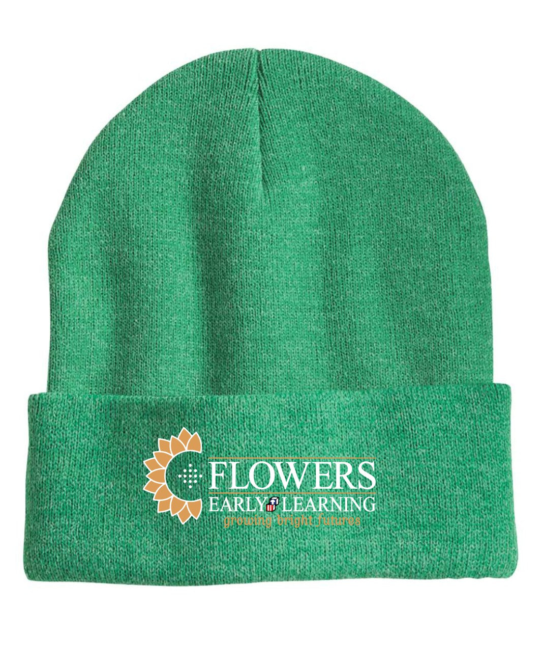 Embroidered 12" Solid Cuffed Beanie