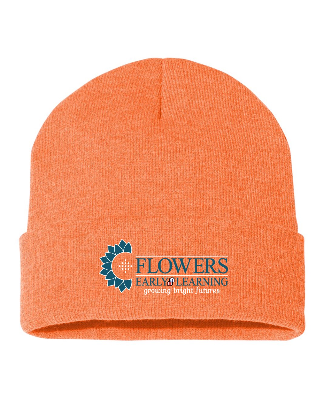 Embroidered 12" Solid Cuffed Beanie