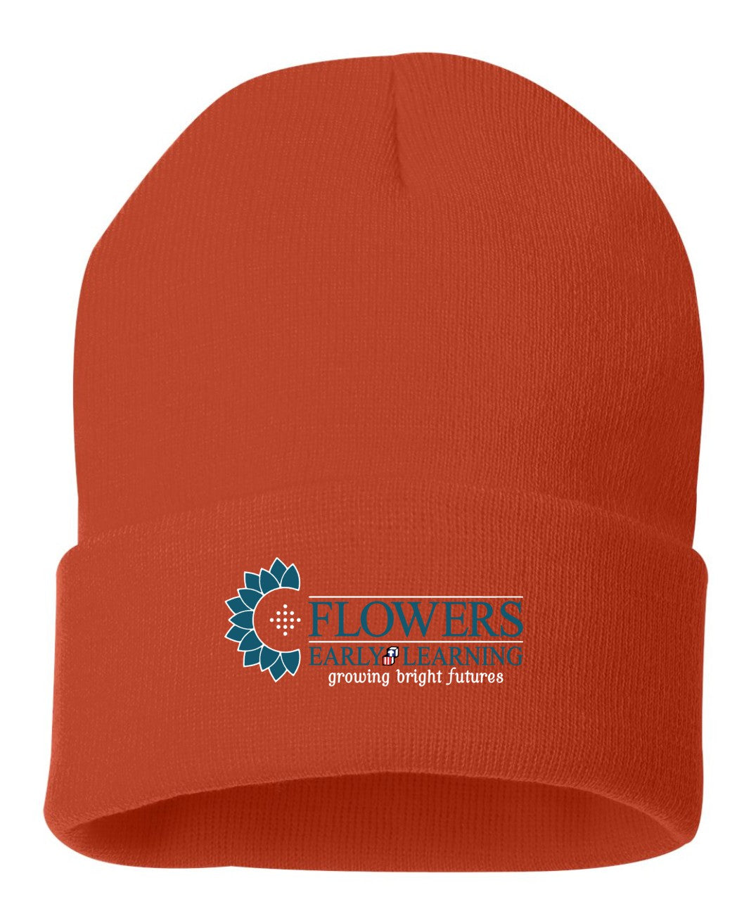 Embroidered 12" Solid Cuffed Beanie